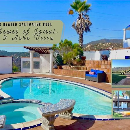 Private Home On 10 Acres - Heated Salt Pool & Jacuzzi, Mountain & City Views, Horseshoes, Basketball, Bbq, Golf Putting, Foosball, Croquet, Bose Stereo, White Cotton Bedding - Hilltop Hacienda, Pool Heat Optional Jamul Luaran gambar